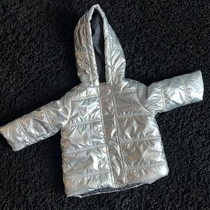Chrome kids puffer
